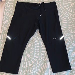 Nike running crops